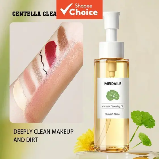 Óleo de limpeza MEIDAILE 100ml, removedor de maquiagem facial suave para lábios e olhos, cuidados com a pele com