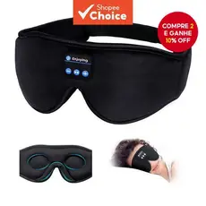 Máscara de Olhos Bluetooth 3D Nova, Fones de Ouvido sem fio para Música, Máscara de Olhos Bluetooth para Dormir.