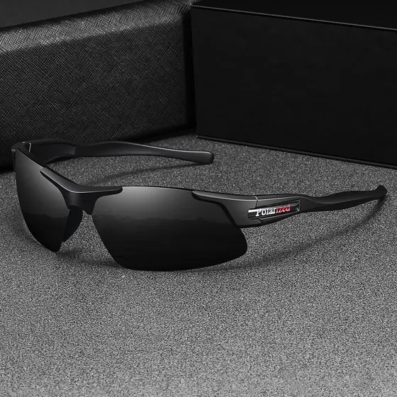 Óculos de sol retro polarizados Featherlight UV400, proteção para dirigir, pescar e andar de bike, unisex.