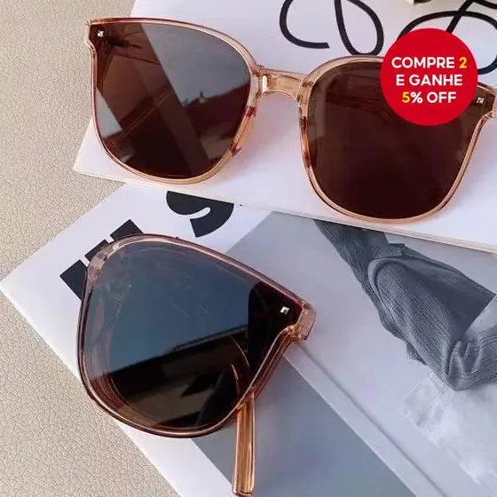Óculos De Sol Dobráveis Com Proteção UV400 , Armação Grande Para Homens E Mulheres