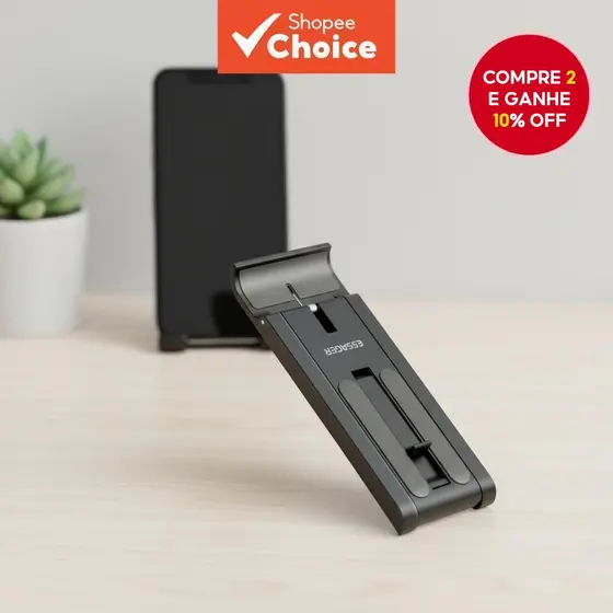 Essager Suporte de Mesa Dobrável e Ajustável para Celular e Tablet
