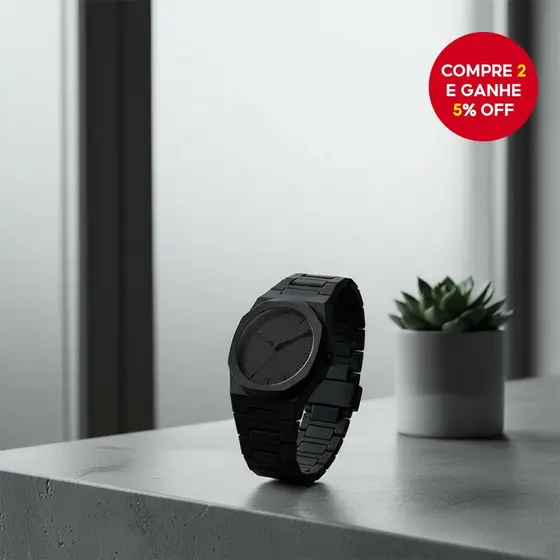 Relógio de Pulso Masculino de Quartzo, Estilo Esportivo, Minimalista em Plástico