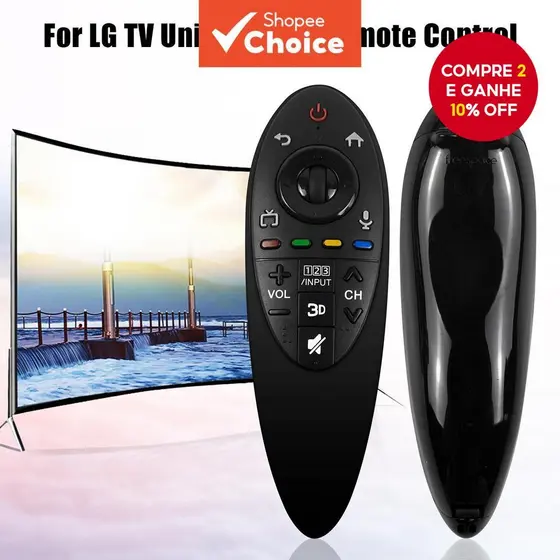 Novo Controle Remoto de Substituição AN-MR500G compatível com TVs Inteligentes L*G 3D MBM63935937