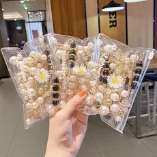 Presente Quente 12 Pçs Pino Coreano Pérola Cintura Clipe Broche Moda Feminina Calças Cinto Acessório