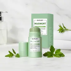 Máscara de Lama de Artemísia Tratamento Facial Suave para Reparação de Cravos e Limpeza Profunda 40G