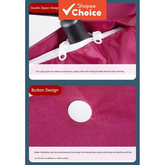 Capa de painel à prova d'água de PVC para painel de moto ou veículo elétrico, proteção contra chuva