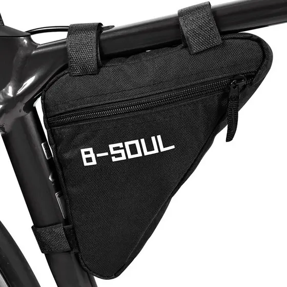 Bolsa Triangular de Bicicleta à Prova d'Água, Portátil, para Montanha, Equipamento de Armazenamento, Bolsa Frontal