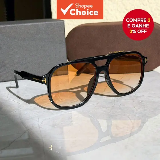 Novos Óculos De Sol Retrô De Ponte Dupla Uv400 Com Proteção Uv Para Homens E Mulheres