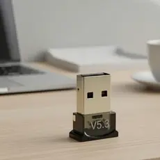 Adaptador Bluetooth 5.3 USB para PC, Laptop, Tablet e Celular