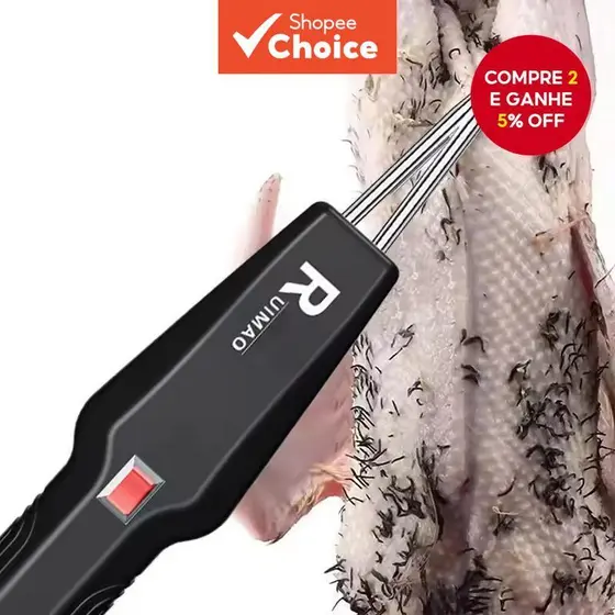 Extrator de Pelos de Frango Elétrico Removedor Rápido de Pelos Pato Ganso Depilador Automático拔毛器