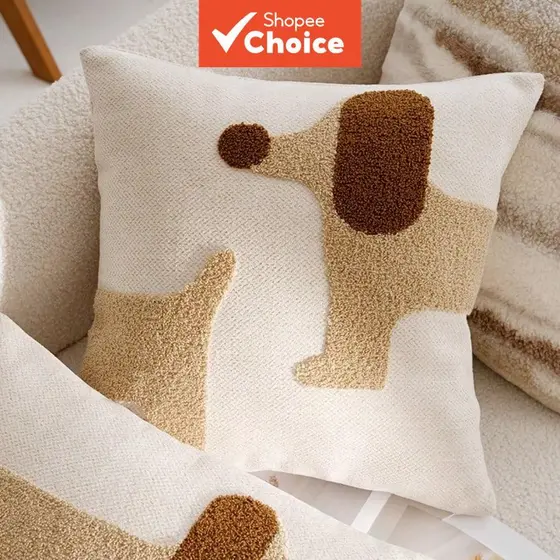 Capa de Almofada para Cachorro | Poliéster-Algodão Macio | 45x45cm 30×50cm | Estilo Moderno Marroquino | Sofá Cama |