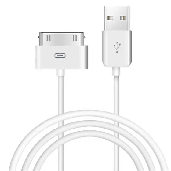 Cabo de Dados e Carregamento USB 1M Adaptador para iPhone 4 4s 3G 3GS iPad 1 2 3 Touch Telefone
