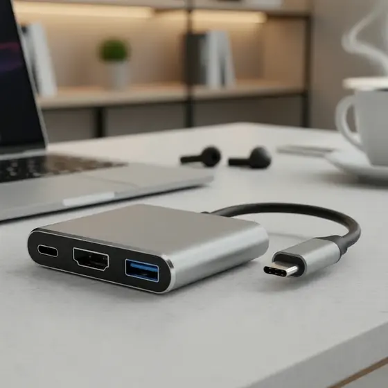 HUB USB C Para HDMI Splitter 4K Tipo-Docking Station MacBook Pro Air