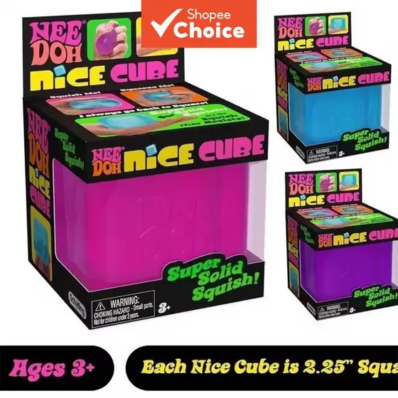 Cubo Sensorial Needoh Para Alívio De Ansiedade , Ferramenta De Mesa Antiestresse Foco De Criança Adulta , Brinquedo Fidg