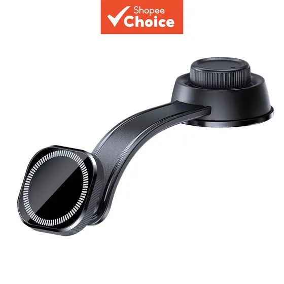 Suporte Magnético Giratório para Telefone, Suporte de Navegação Veicular com Ventosa Ajustável