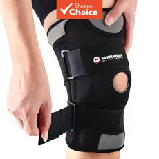 Joelheira ajustável, antiderrapante, respirável, não abafada, proteção esportiva e para o dia a dia