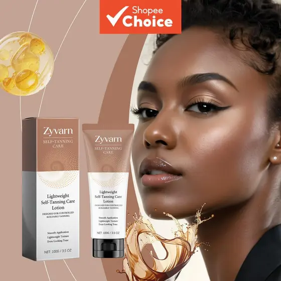 Loção Autobronzeadora com Carbomer & Arginina para Bronzeado Natural Médio, Textura Leve e Aplicação Fácil
