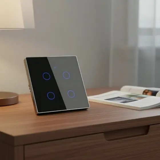 Interruptor de Parede Inteligente Wireless WiFi | Controle por Toque | Sem Neutro Necessário | Compatível com Smart