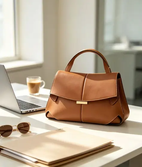 Bolsa feminina Polene Mokki inspirada em couro PU de lichia, bolsa tiracolo de ombro estilo coreano com alça superior de