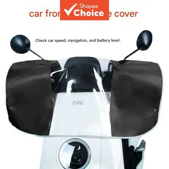 Painel De PVC Chuva Poeira Capa Console Central Pele Proteção À Prova Dwaterproof Água Para Moto Scooter