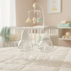Ponta de Substituição Eficiente para Aspirador Nasal Manual para Bebê, Silicone com Câmara de Armazenamento para Alívio