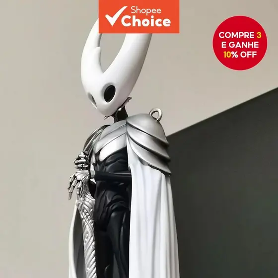  25CM Estátua de Figura do Cavaleiro Oco Silksong Rei Pálido Modelo Brinquedos de Jogos para Coleção
