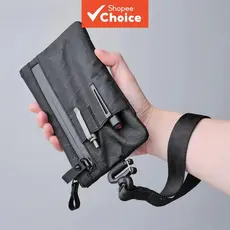 Bolsa Multifuncional Masculina Para Cartão E Chave , Carteira Zero Externa Telefone