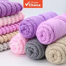 Crochê yYarn 8Ply 100g Fio De Algodão Para Tricô Cachecol Lã Artesanal Tecido DIY Mais Macio Confortável É Seguro