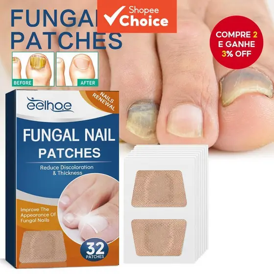 Adesivos Para Unhas Fúngicas EELHOE | Tratamento De Fungos Nas , Reparo De Descoloração , De Renovação De