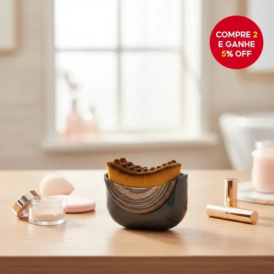 FaceSculpt Pro Escova de Massagem para Drenagem Linfática, Ergonômica e Macia para Contorno Facial e Mandíbula,