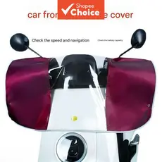 Capa impermeável para painel central dianteiro de veículo, feita em PVC à prova d’água para proteção do console da moto