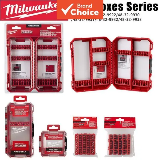 MILWAUKEE Resistente Caso Acessório Portátil Ferramenta Caixa De Armazenamento Organizador De Ferragem 48-32-9932 1 Pc