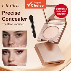 Life Girls Corretivo Creme De Longa Duração Iluminando Base Impecável Cobertura Marcas De Acne Olheiras Conjunto De Pres