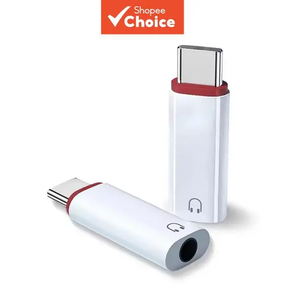 Adaptador Tipo C para Jack de Áudio de 3,5mm Adequado para iPhone 15 e Samsung Headphone