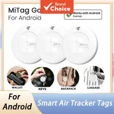 MiLi Mitag Go GPS Tracker Android Localizador de Itens Compatível com Google Find Hub Localizador de Carteira Smart Tag