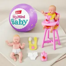  ZURU Ovo Misterioso Mini Baby, 15 Mini Figurinhas em Designs de Bolo Orgânico, Diversão ao Desembalar