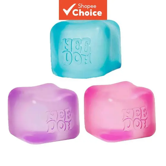 NeeDoh Nice Cube Brinquedo Sensorial Antiestresse Com Super Macio, Estica e Alivia o Estresse