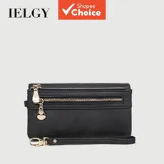 IELGY carteira feminina longa multifuncional estilo coreano