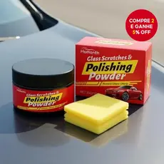 Removedor de riscos para para-brisas de carro – Kit de polimento para máxima visibilidade