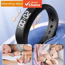 Relógio Inteligente Pulseira Esportiva, Alarme Vibratório, Relógio Eletrônico, Monitor de Atividades Esportivas para