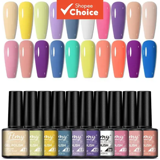 Esmalte de unha líquida vibrante e colorida - Ideal para manicures de primavera e verão - Várias cores disponíveis para