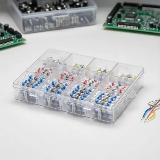 Kit de Conectores de Solda com Diversos Tamanhos - Terminais Termo Retráteis para Manutenção Elétrica
