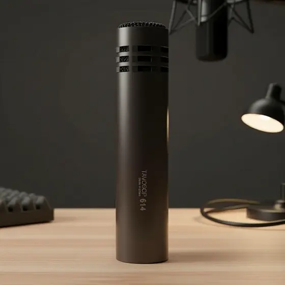 TAVOSOP-E614 Microfone para Instrumentos Musicais Condensador, Microfone para Bateria