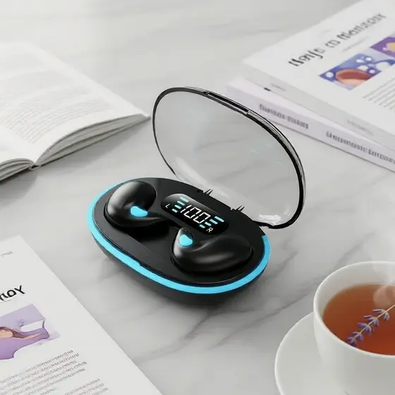 X55 TWS Mini Fones De Ouvido Sem Fio Bluetooth Sono À Prova Dwaterproof Água Estéreo Alta Fidelidade Música Jogo Redução