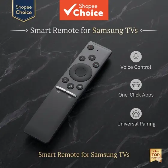 Controle Remoto de Voz para Samsung Smart TV Sem Fio Substituto para QLED UHD Crystal OLED Neo Controle Pronto Estoque