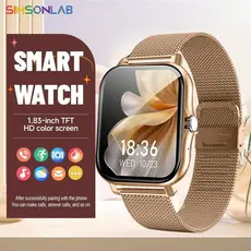 Smartwatch Relógio Inteligente 2025 Bluetooth Chamada Rastreador De Fitness Masculino Feminino Presente Para Android iOS