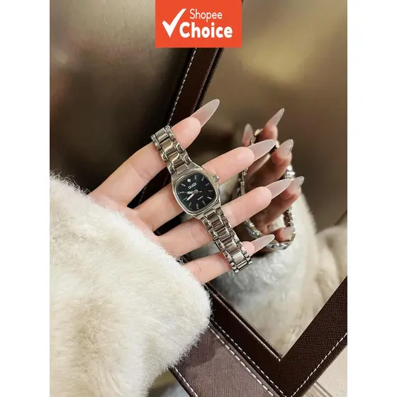 Relógio Feminino Relógio de Pulso Feminino Relógio Pulseira Vintage de Pulso Pequeno Mostrador Quadrado