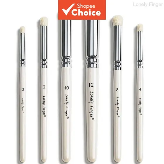 Pintura em Miniatura com Pincel Seco, Conjunto de 6 Pincéis Secos para Pintura de Miniaturas, Cerdas de Lã com Ponta