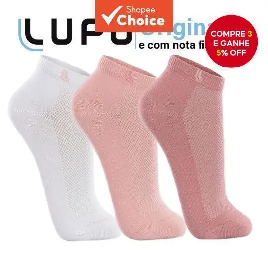 Meias Femininas Originais Para Homens E Mulheres-Pacote De 3 Pares | Algodão Respirável Com Padrões Delicados (Preto , B