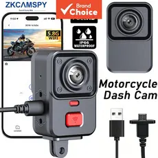 Lente Dupla Motocicleta DVR Dash Cam 2K HD Câmera À Prova D'água WiFi GPS Gravador De Vídeo